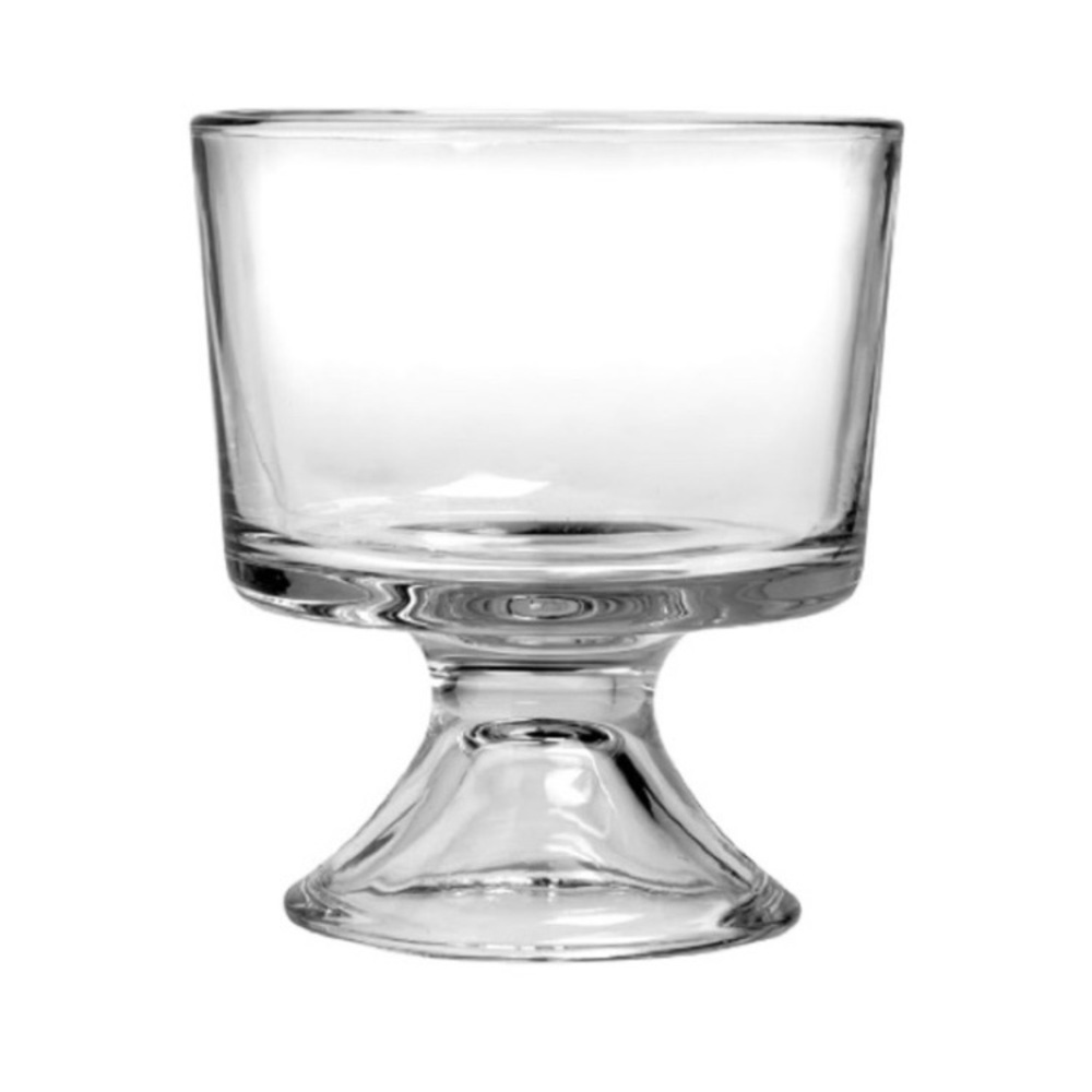 Anchor Hocking Clear Glass Footed Mini Trifle Bowls Set of 4 Brand New in Box!!